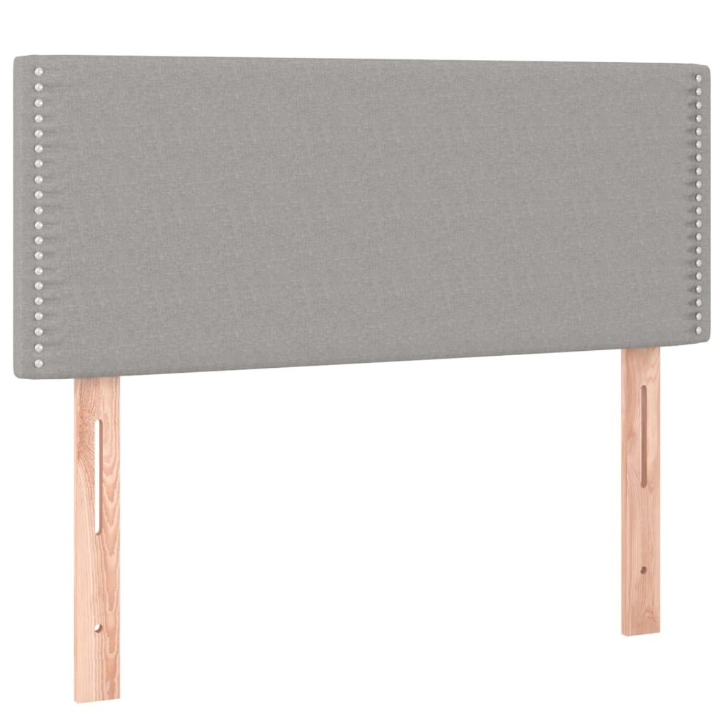 Tête de lit Gris clair 90x5x78/88 cm Tissu Têtes et pieds de lit vidaXL   