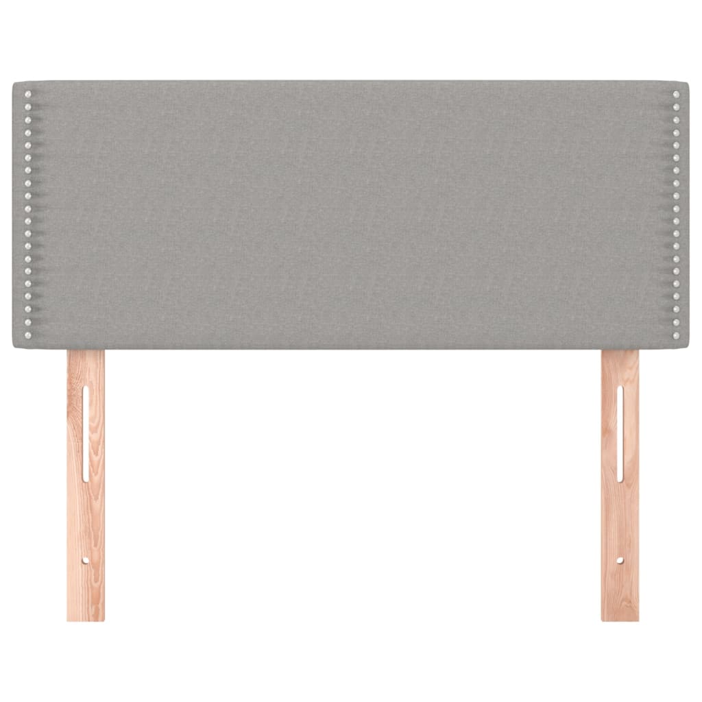 Tête de lit Gris clair 90x5x78/88 cm Tissu Têtes et pieds de lit vidaXL   