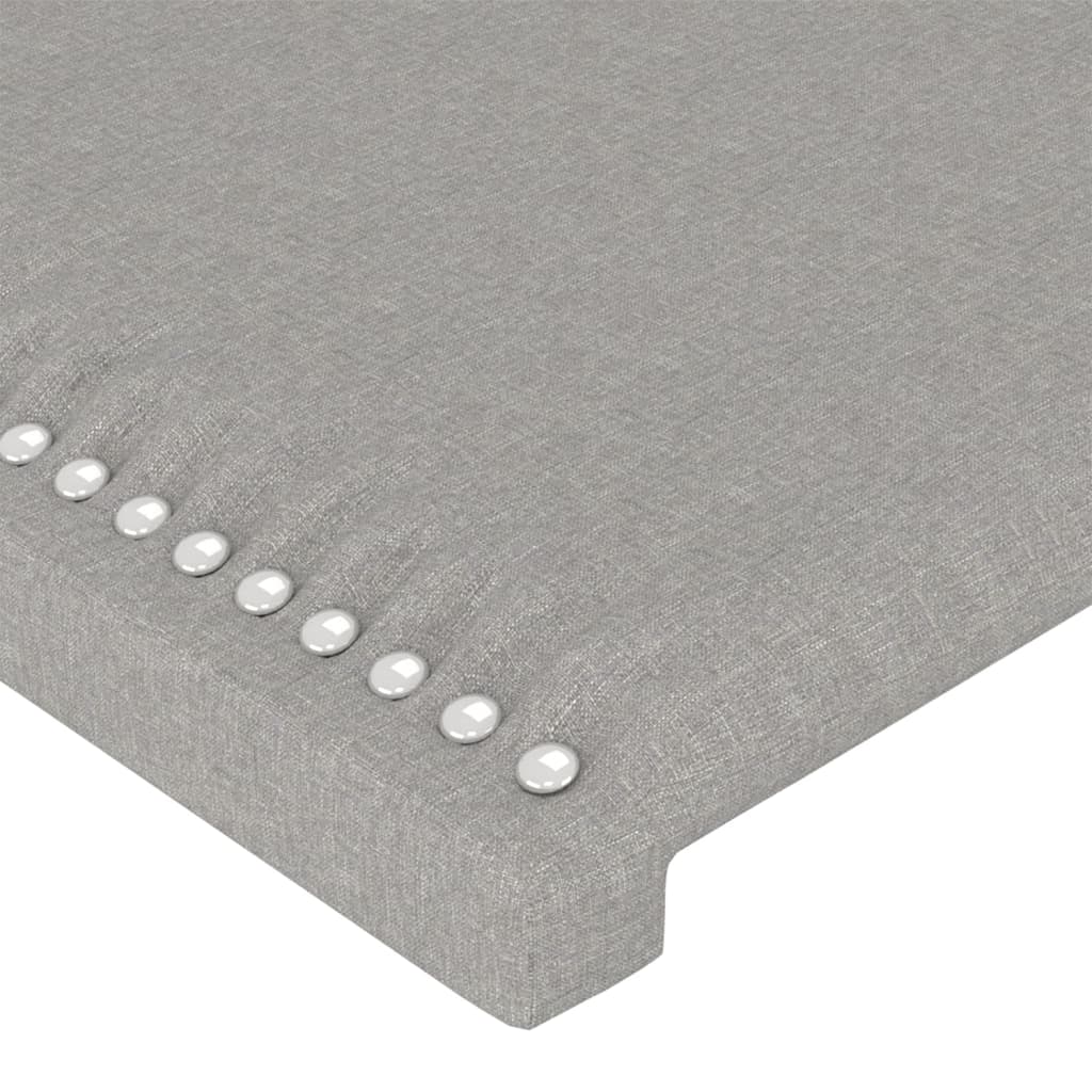 Tête de lit Gris clair 90x5x78/88 cm Tissu Têtes et pieds de lit vidaXL   