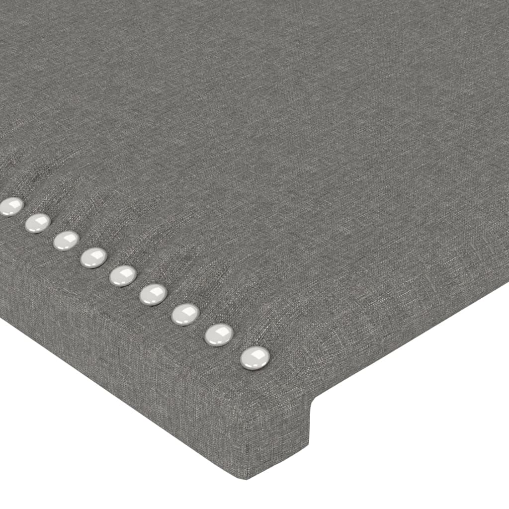 Tête de lit Gris foncé 90x5x78/88 cm Tissu Têtes et pieds de lit vidaXL   