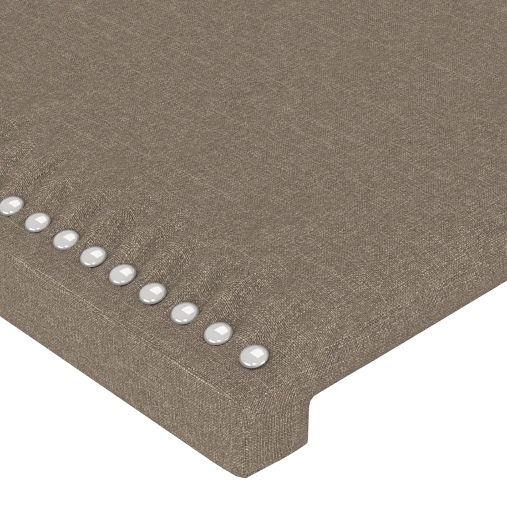 Tête de lit Taupe 90x5x78/88 cm Tissu Têtes et pieds de lit vidaXL   