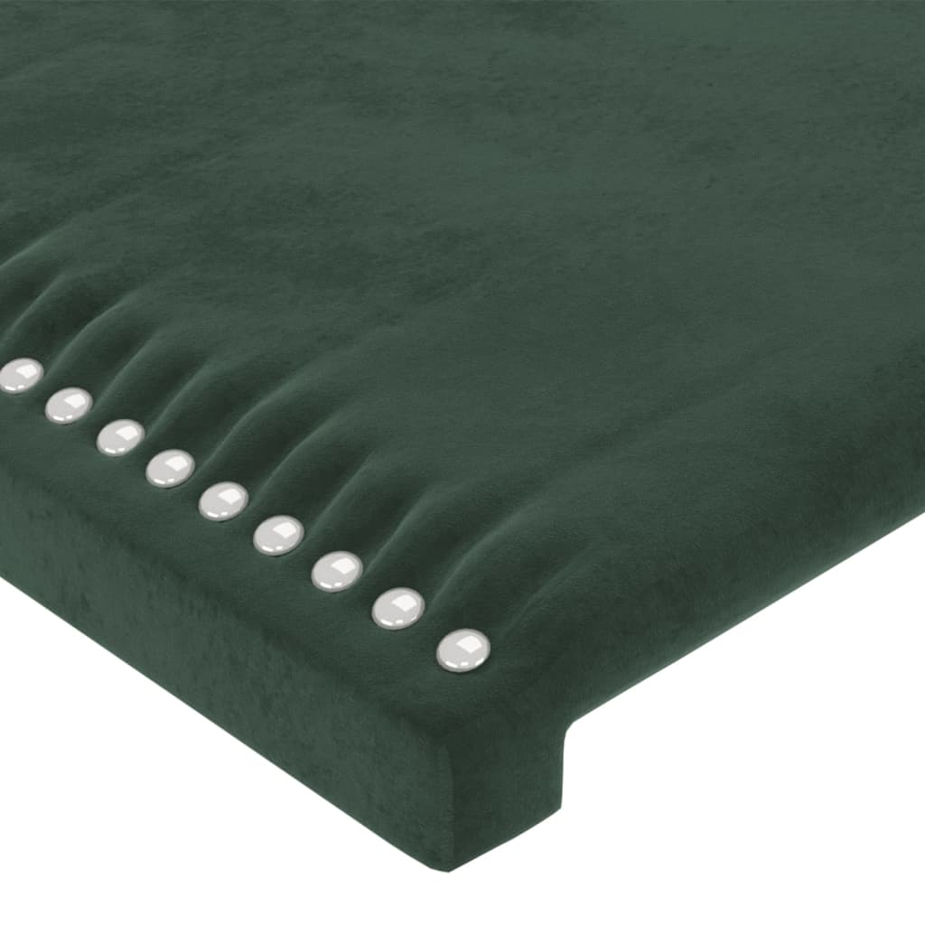 Tête de lit Vert foncé 90x5x78/88 cm Velours Têtes et pieds de lit vidaXL   