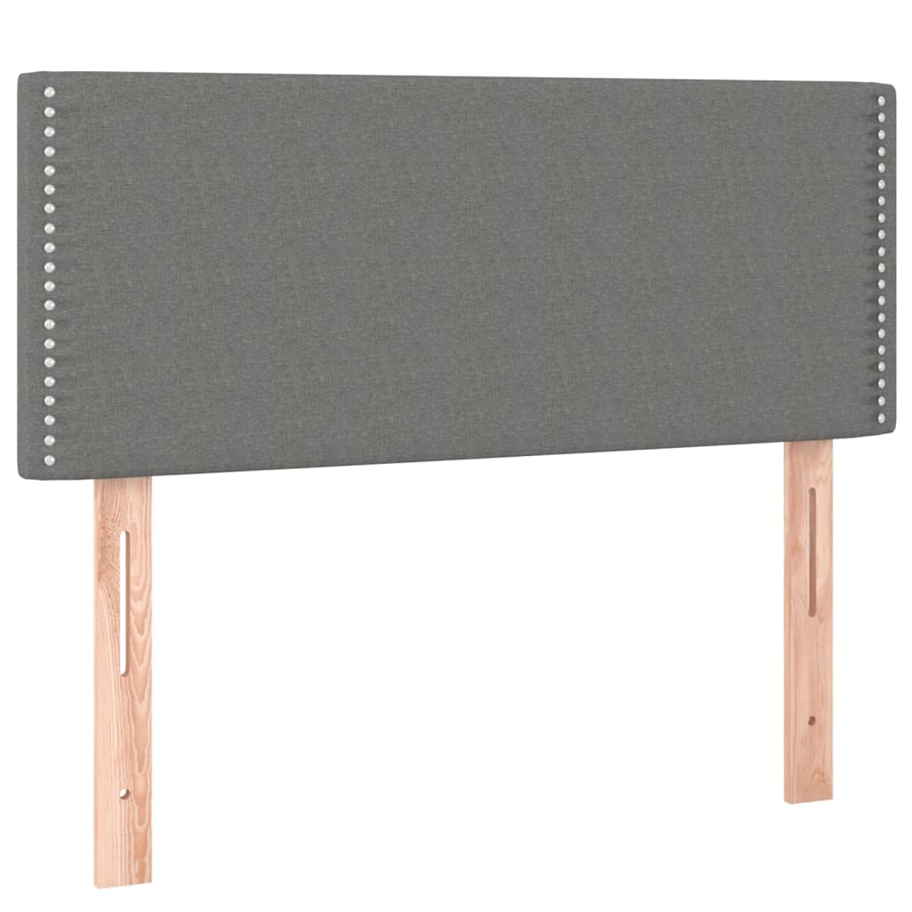 Tête de lit Gris foncé 100x5x78/88 cm Tissu Têtes et pieds de lit vidaXL   