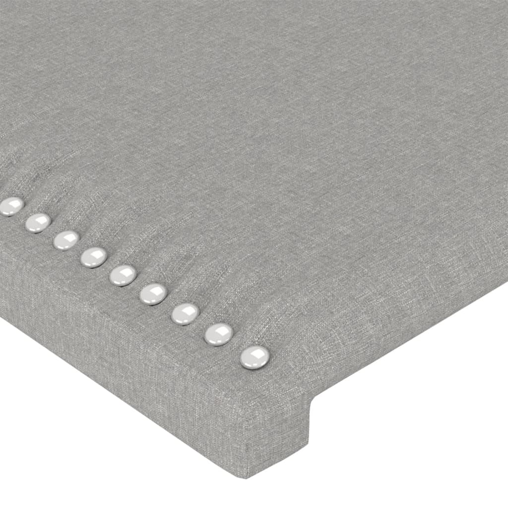 Têtes de lit 2 pcs Gris clair 72x5x78/88 cm Tissu Têtes et pieds de lit vidaXL   