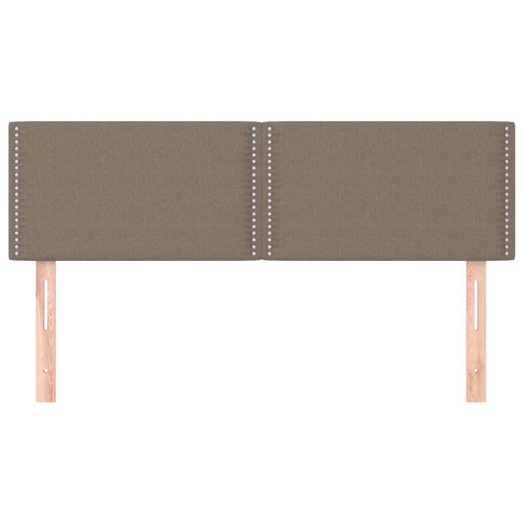 Têtes de lit 2 pcs Taupe 72x5x78/88 cm Tissu Têtes et pieds de lit vidaXL   