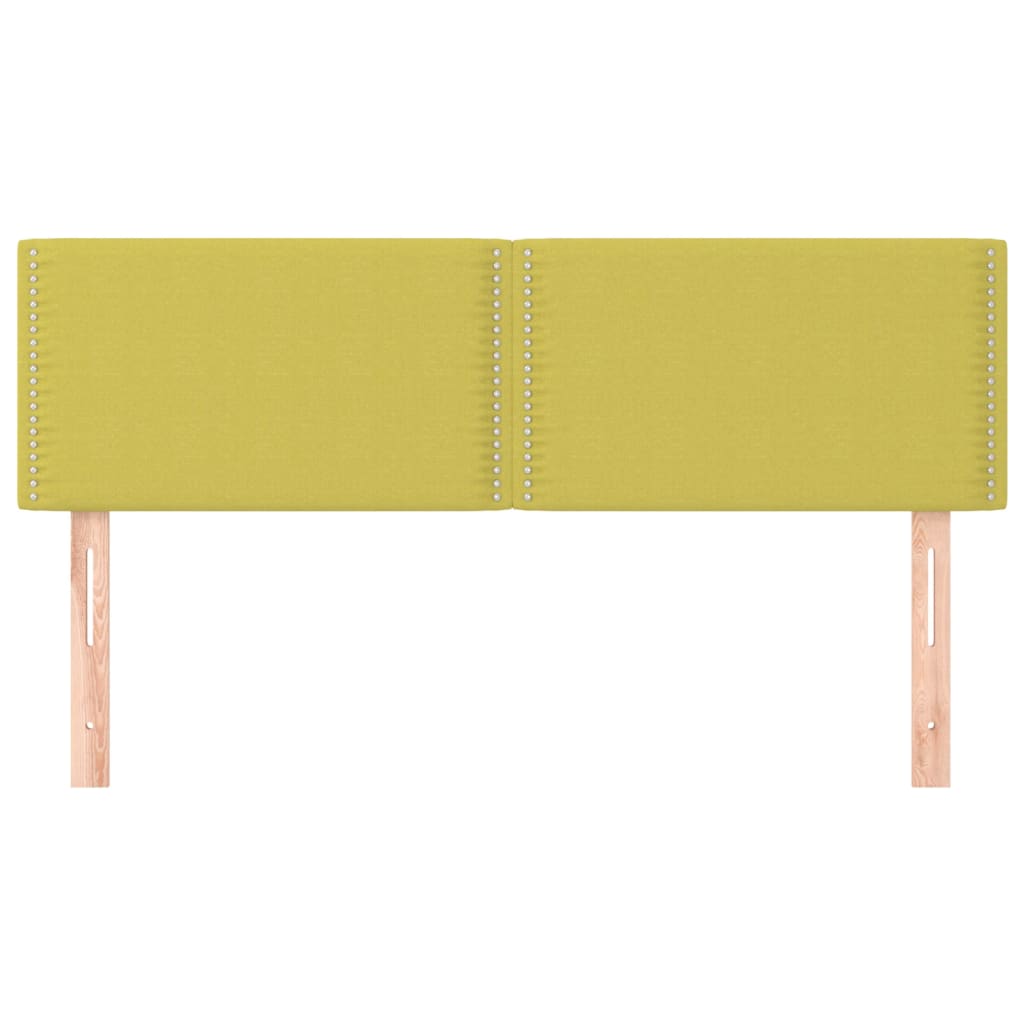 Têtes de lit 2 pcs Vert 72x5x78/88 cm Tissu Têtes et pieds de lit vidaXL   