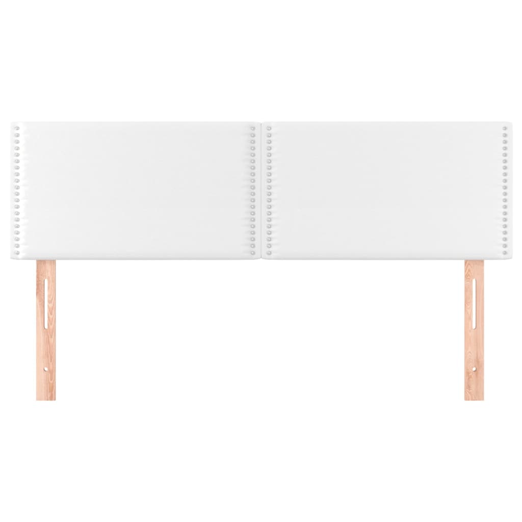 Têtes de lit 2 pcs Blanc 72x5x78/88 cm Similicuir Têtes et pieds de lit vidaXL   