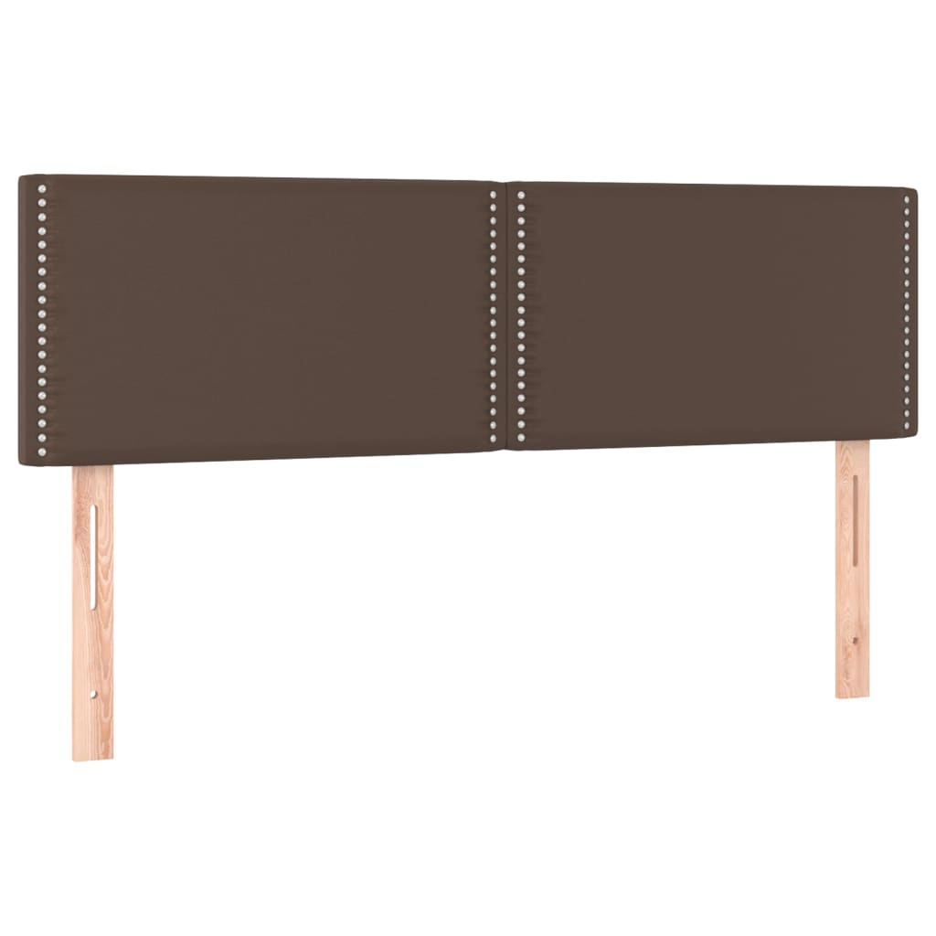 Image Têtes de lit 2 pcs Marron 72x5x78/88 cm Similicuir | Xios Store SNC vidaXL Xios Store SNC