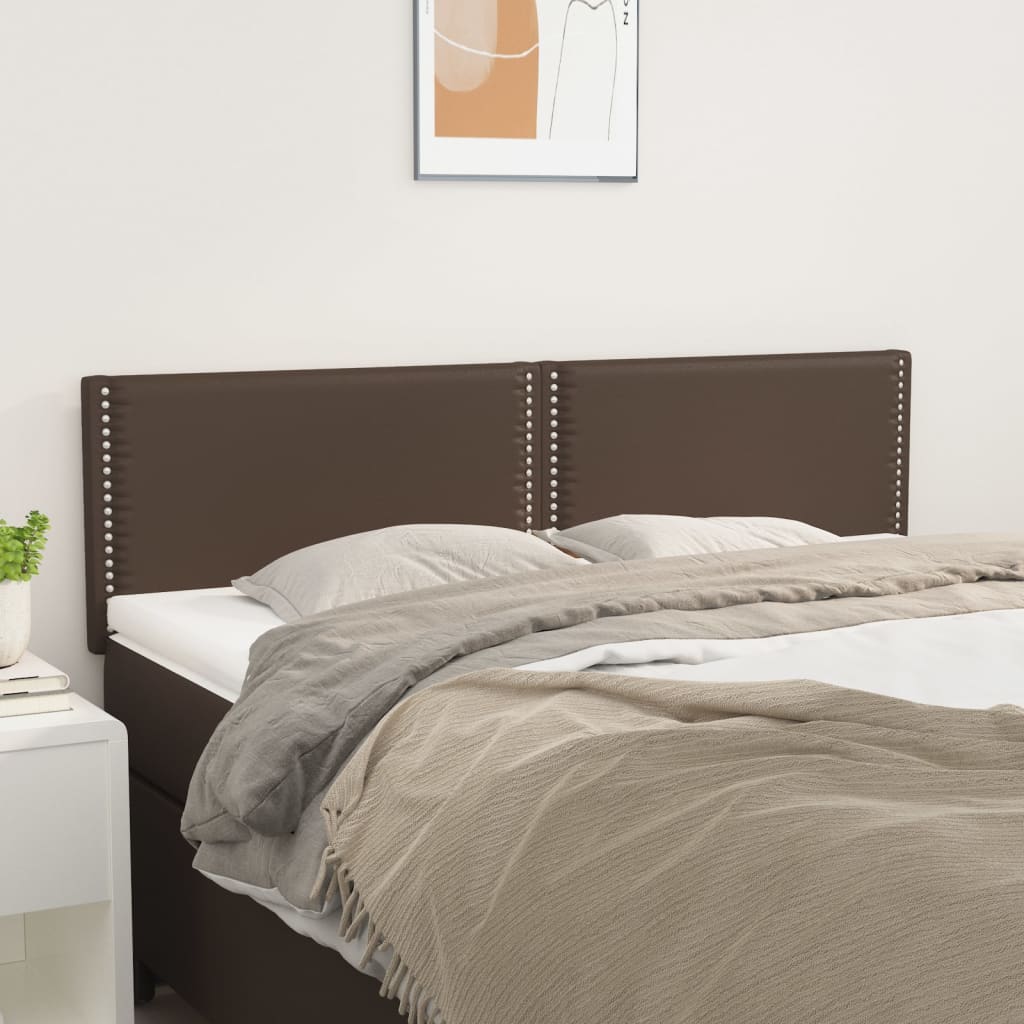 Image Têtes de lit 2 pcs Marron 72x5x78/88 cm Similicuir | Xios Store SNC vidaXL Xios Store SNC