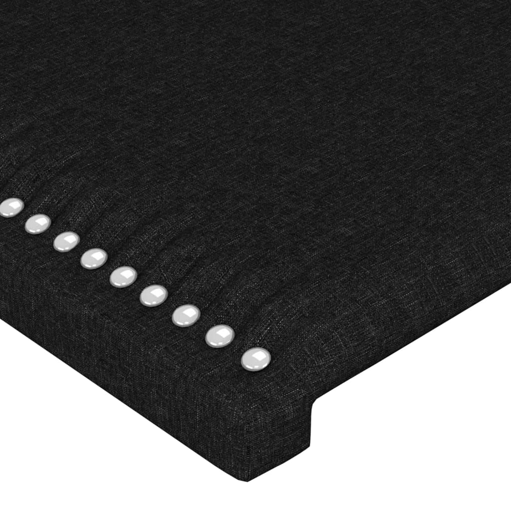 Têtes de lit 2 pcs Noir 80x5x78/88 cm Tissu Têtes et pieds de lit vidaXL   