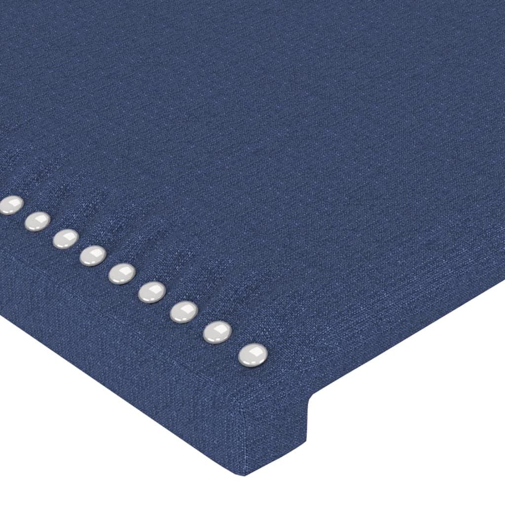 Têtes de lit 2 pcs Bleu 80x5x78/88 cm Tissu Têtes et pieds de lit vidaXL   