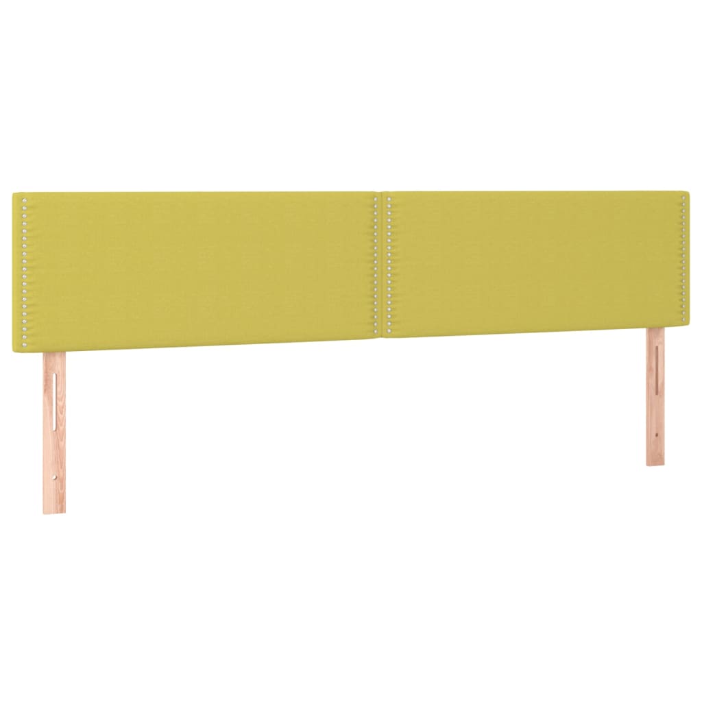 Têtes de lit 2 pcs Vert 80x5x78/88 cm Tissu Têtes et pieds de lit vidaXL   