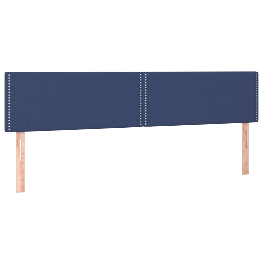 Têtes de lit 2 pcs Bleu 90x5x78/88 cm Tissu Têtes et pieds de lit vidaXL   