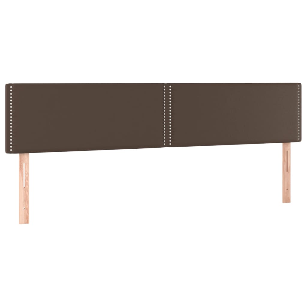 Image Têtes de lit 2 pcs Marron 100x5x78/88 cm Similicuir | Xios Store SNC vidaXL Xios Store SNC