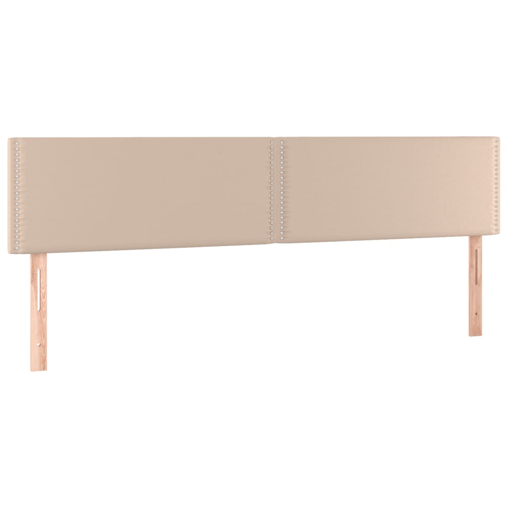 Têtes de lit 2 pcs Cappuccino 100x5x78/88 cm Similicuir Têtes et pieds de lit vidaXL   