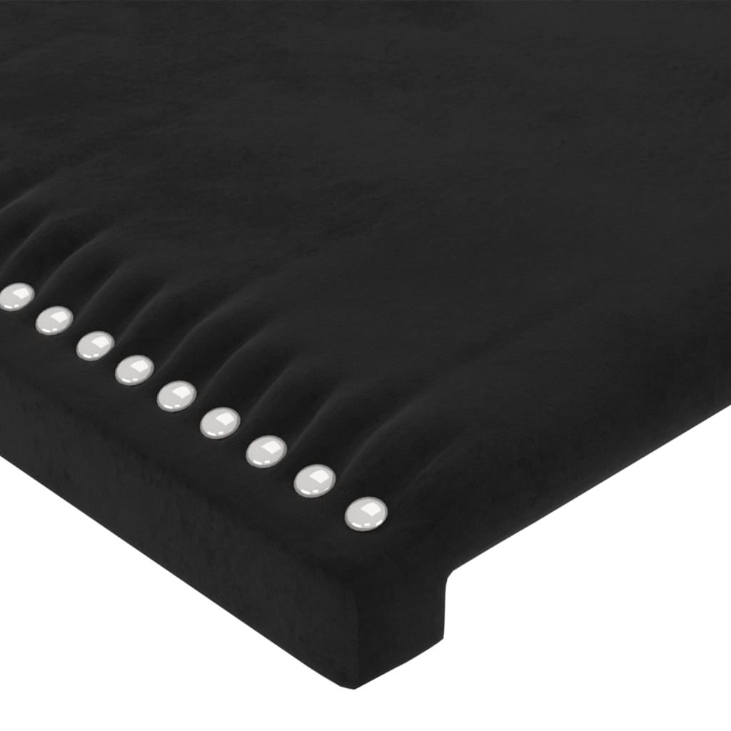 Image Têtes de lit 2 pcs Noir 100x5x78/88 cm Velours | Xios Store SNC vidaXL Xios Store SNC