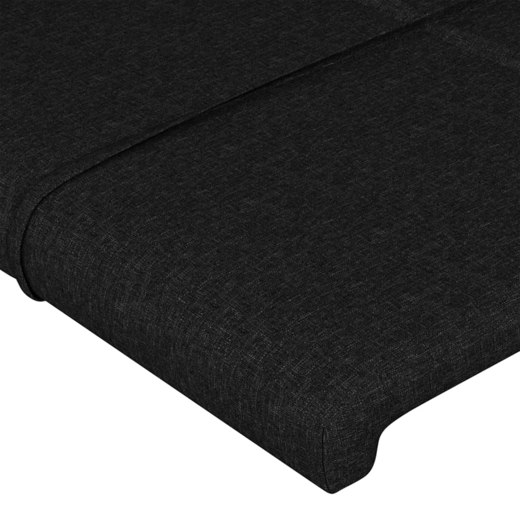 Tête de lit Noir 80x5x78/88 cm Tissu Têtes et pieds de lit vidaXL   