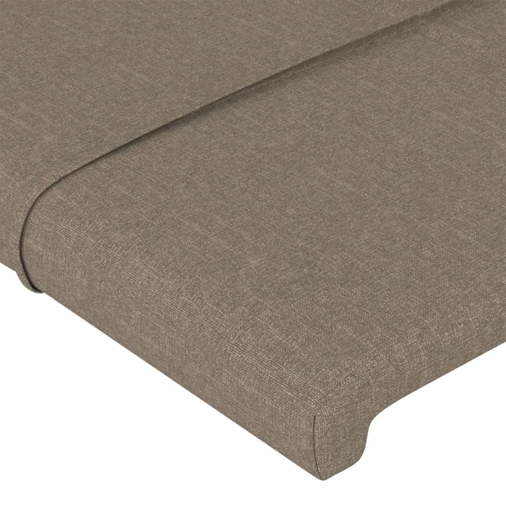 Tête de lit Taupe 80x5x78/88 cm Tissu Têtes et pieds de lit vidaXL   