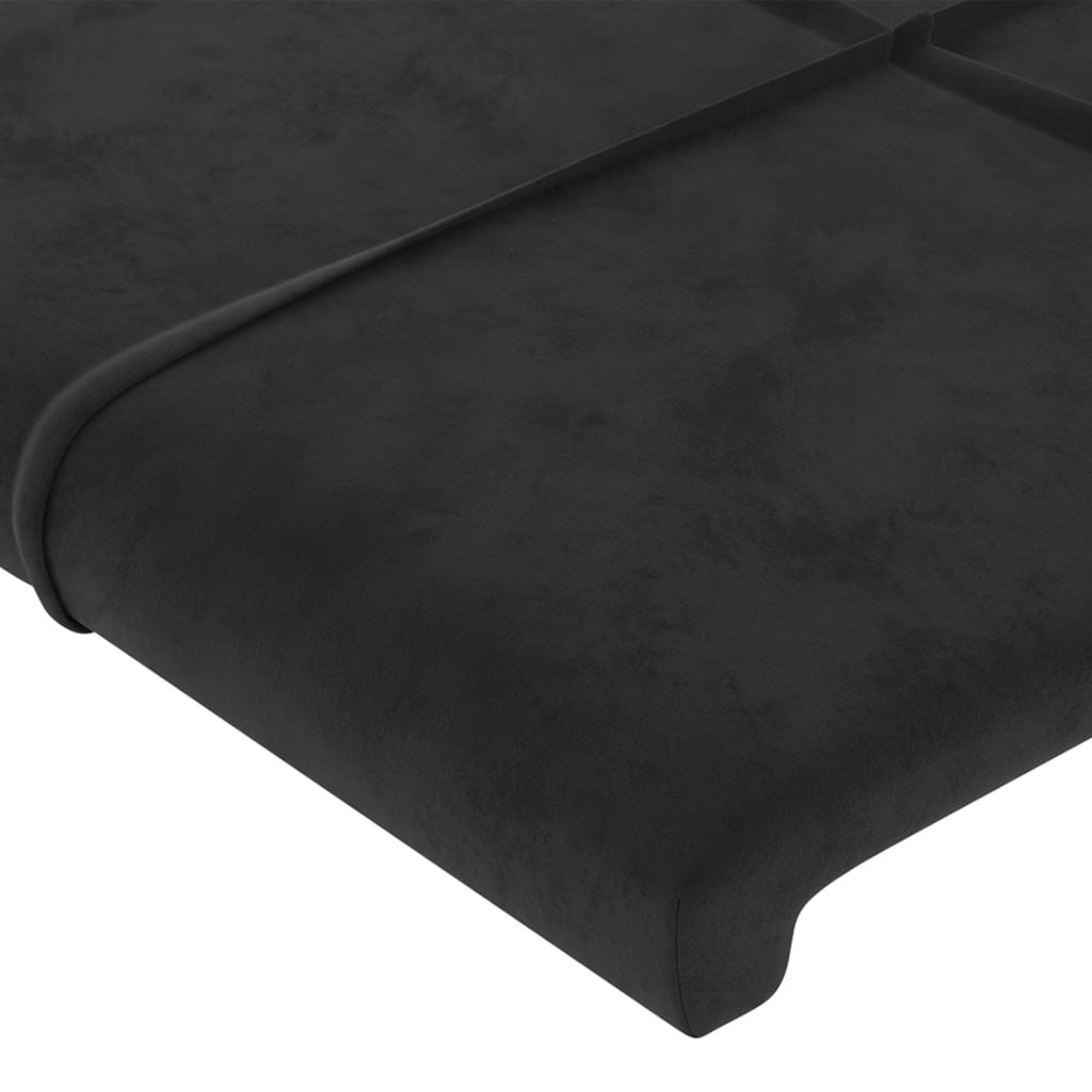 Tête de lit Noir 80x5x78/88 cm Velours Têtes et pieds de lit vidaXL   