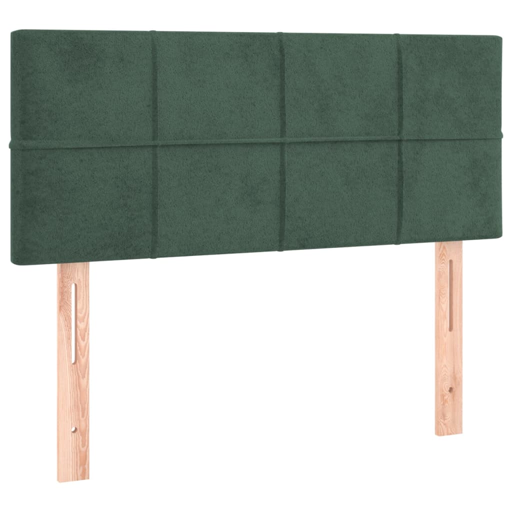 Tête de lit Vert foncé 80x5x78/88 cm Velours Têtes et pieds de lit vidaXL   