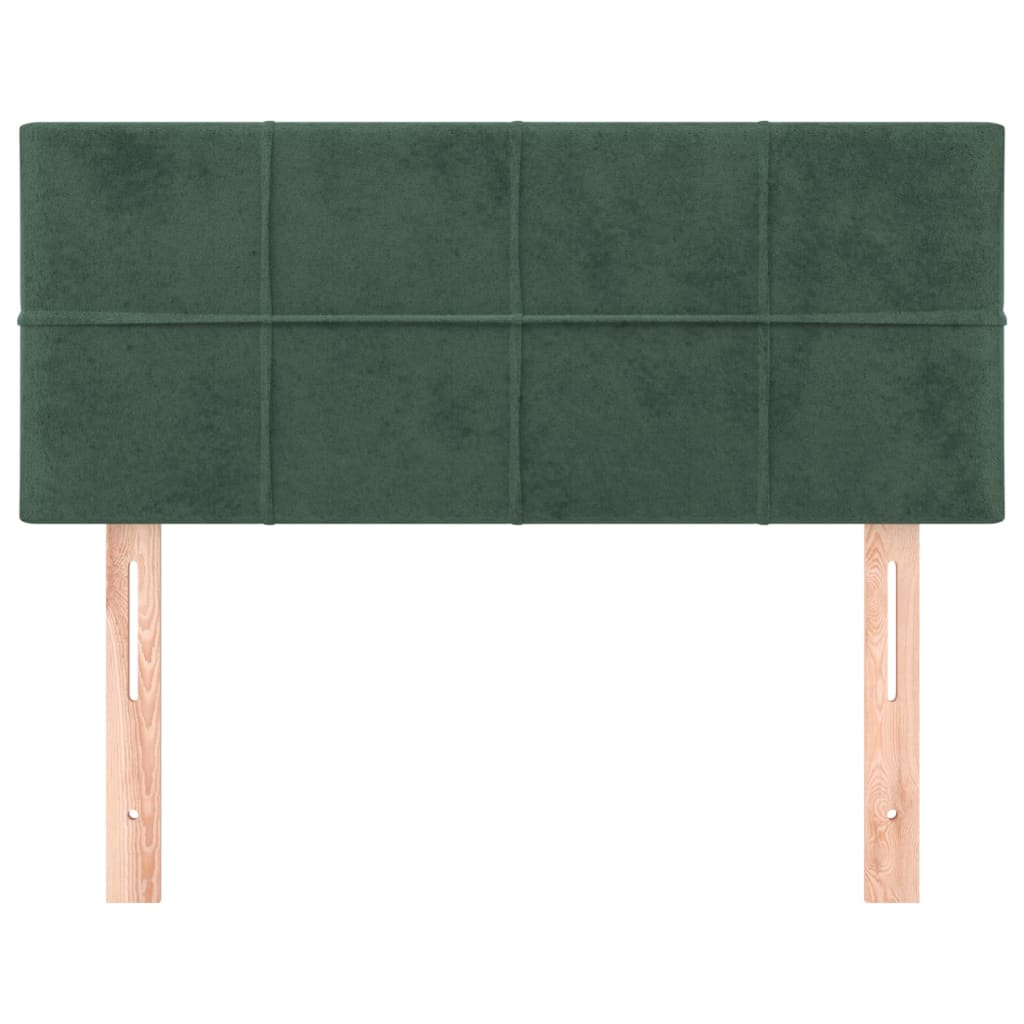 Tête de lit Vert foncé 80x5x78/88 cm Velours Têtes et pieds de lit vidaXL   