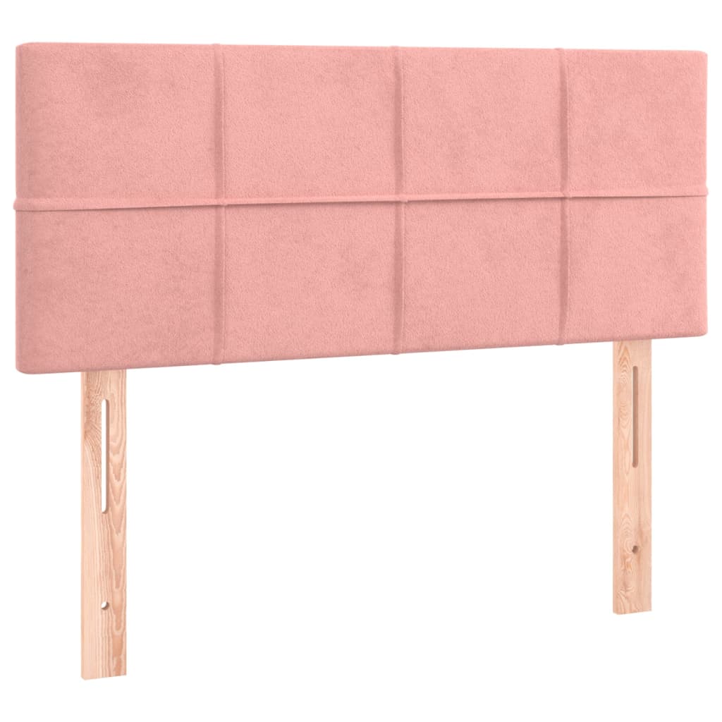 Tête de lit Rose 80x5x78/88 cm Velours Têtes et pieds de lit vidaXL   