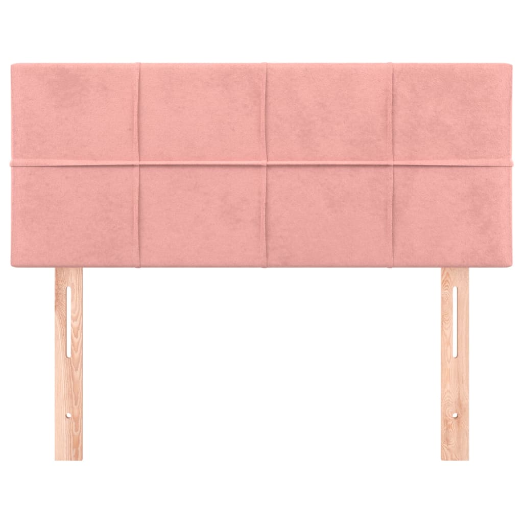 Tête de lit Rose 80x5x78/88 cm Velours Têtes et pieds de lit vidaXL   