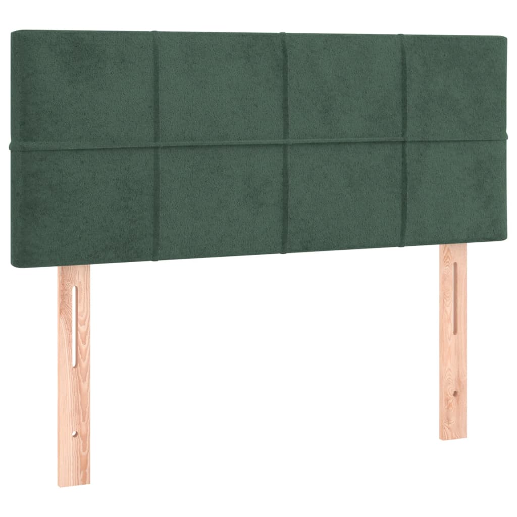 Tête de lit Vert foncé 90x5x78/88 cm Velours Têtes et pieds de lit vidaXL   