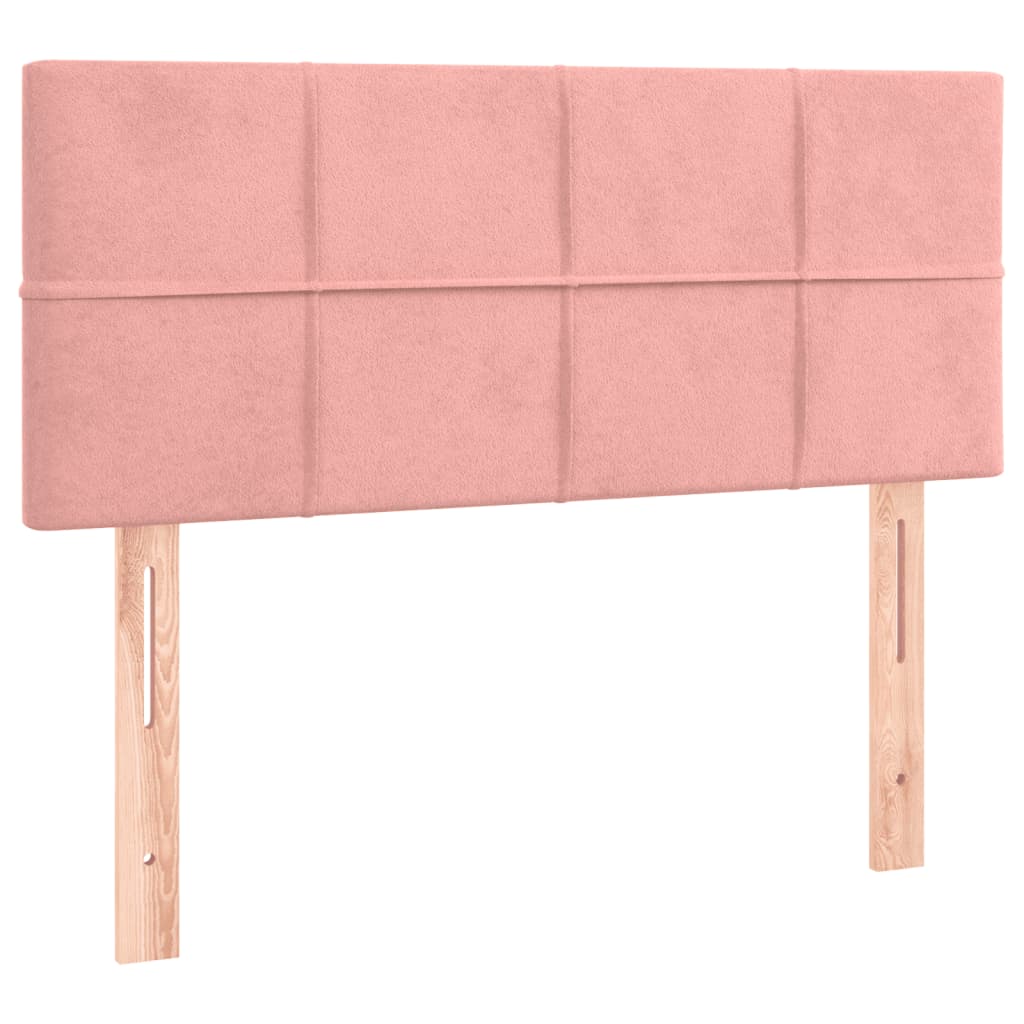 Tête de lit Rose 90x5x78/88 cm Velours Têtes et pieds de lit vidaXL   