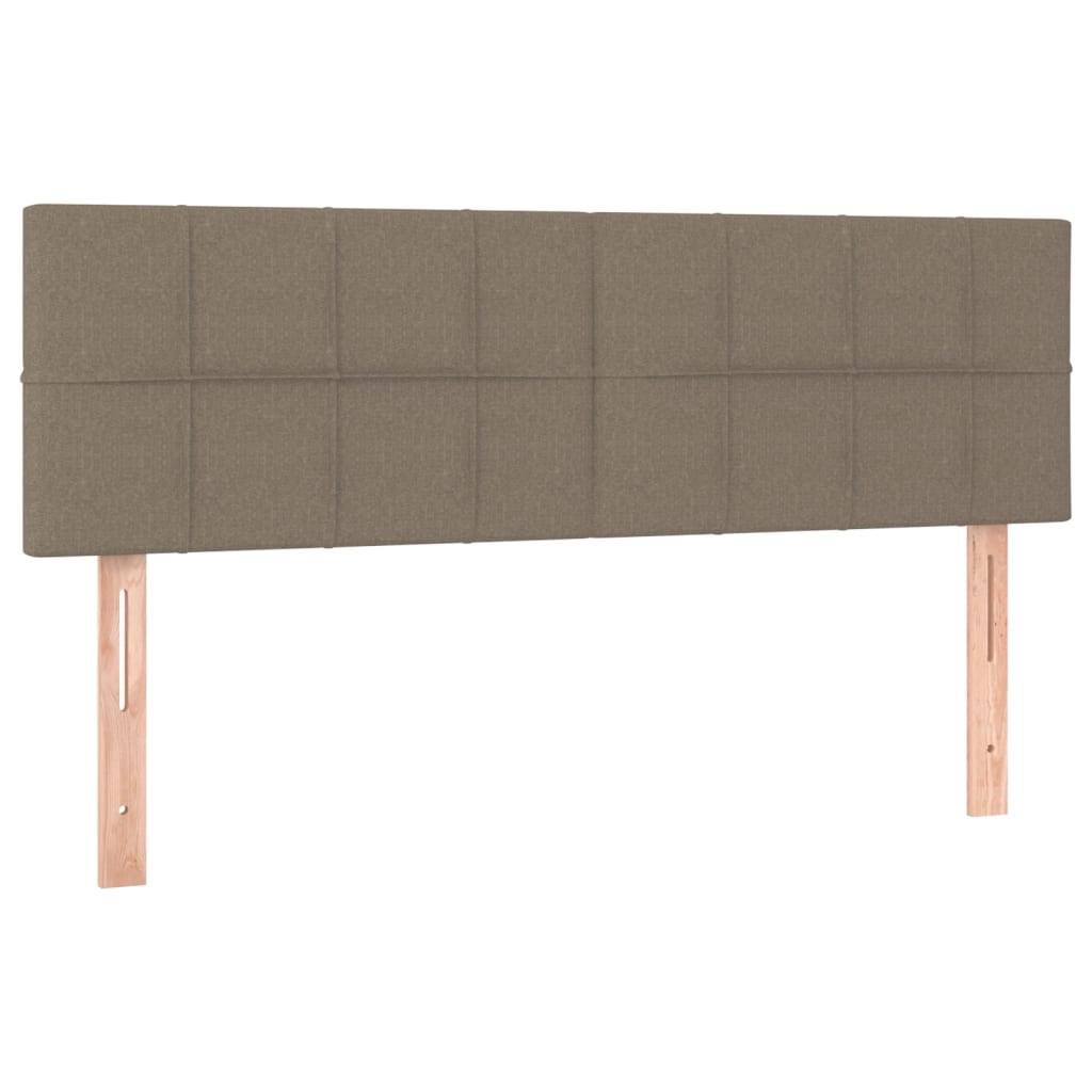 Têtes de lit 2 pcs Taupe 72x5x78/88 cm Tissu Têtes et pieds de lit vidaXL   