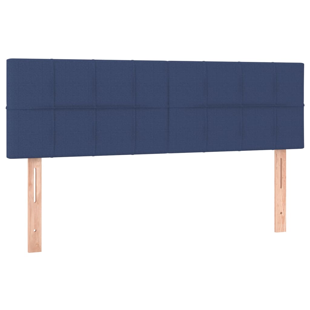 Têtes de lit 2 pcs Bleu 72x5x78/88 cm Tissu Têtes et pieds de lit vidaXL   