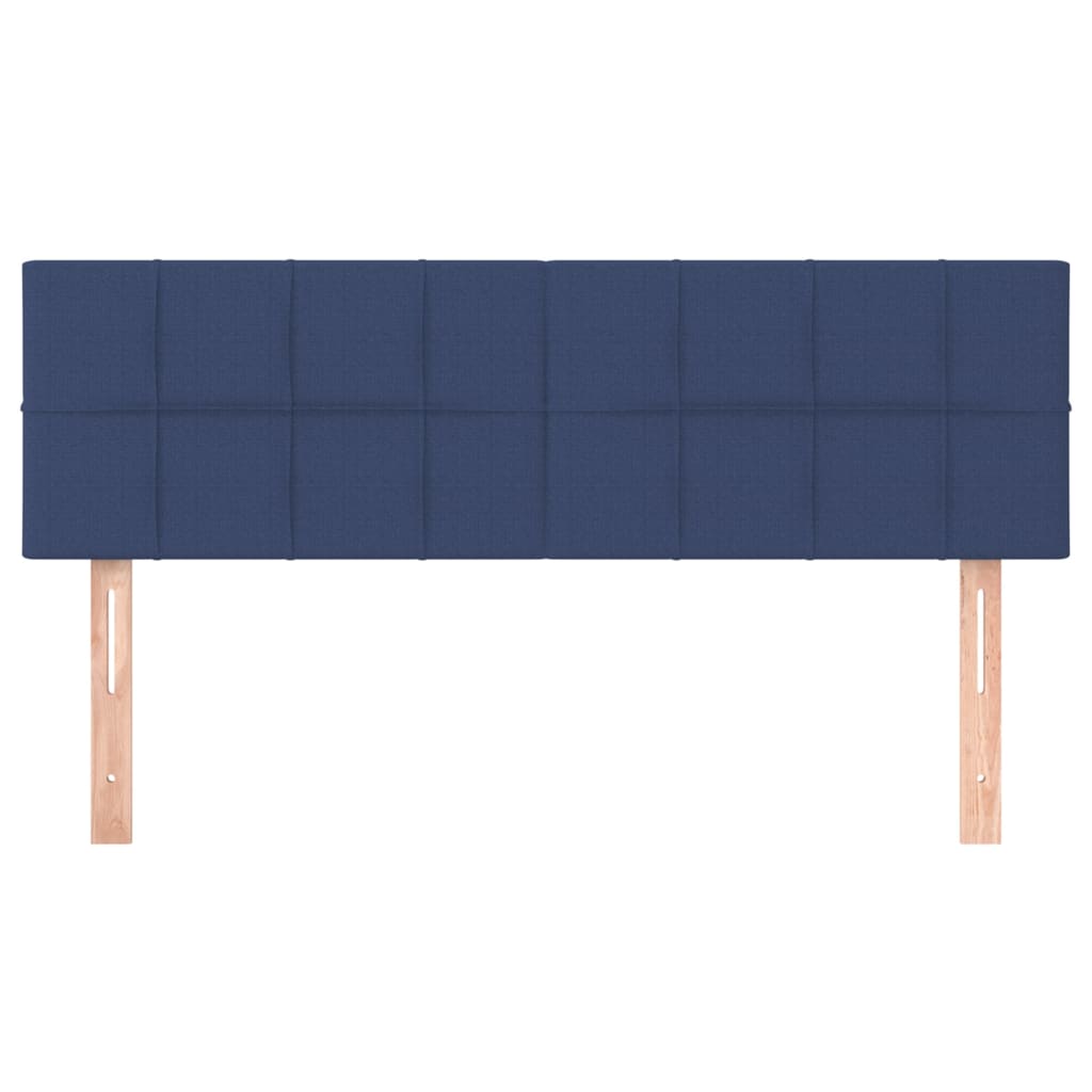 Têtes de lit 2 pcs Bleu 72x5x78/88 cm Tissu Têtes et pieds de lit vidaXL   