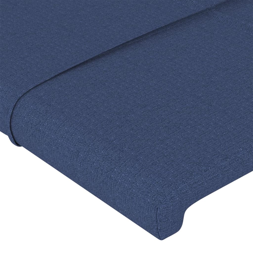 Têtes de lit 2 pcs Bleu 72x5x78/88 cm Tissu Têtes et pieds de lit vidaXL   