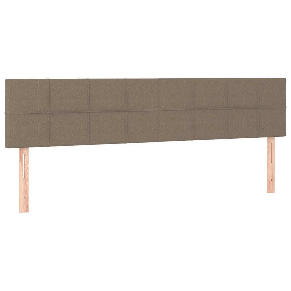 Têtes de lit 2 pcs Taupe 90x5x78/88 cm Tissu Têtes et pieds de lit vidaXL   