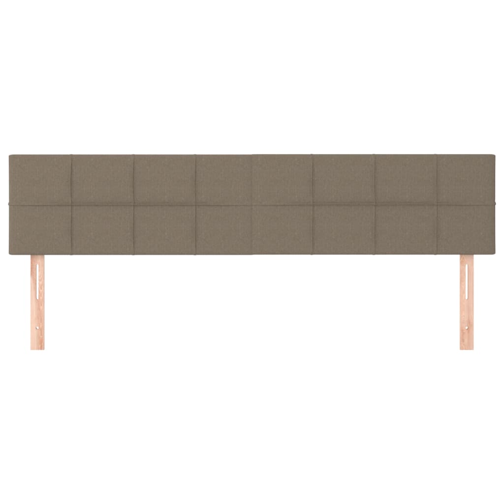 Têtes de lit 2 pcs Taupe 90x5x78/88 cm Tissu Têtes et pieds de lit vidaXL   