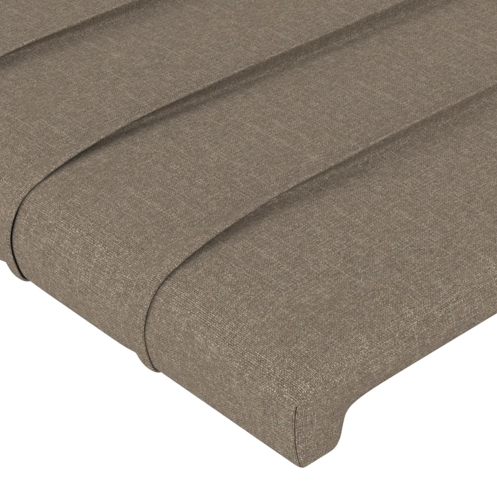 Tête de lit Taupe 80x5x78/88 cm Tissu Têtes et pieds de lit vidaXL   