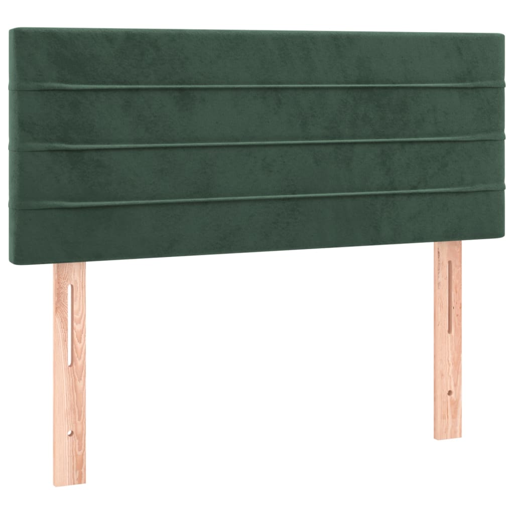 Tête de lit Vert foncé 80x5x78/88 cm Velours Têtes et pieds de lit vidaXL   