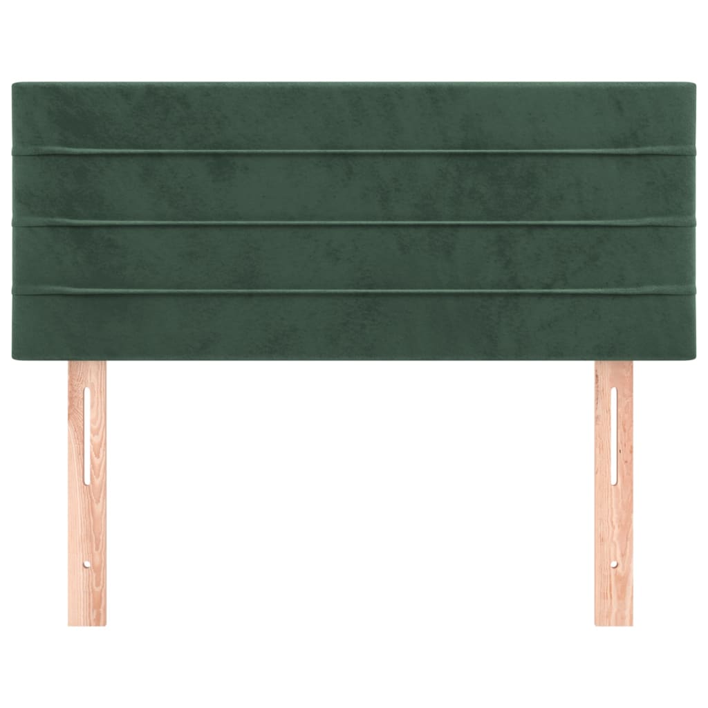 Tête de lit Vert foncé 80x5x78/88 cm Velours Têtes et pieds de lit vidaXL   