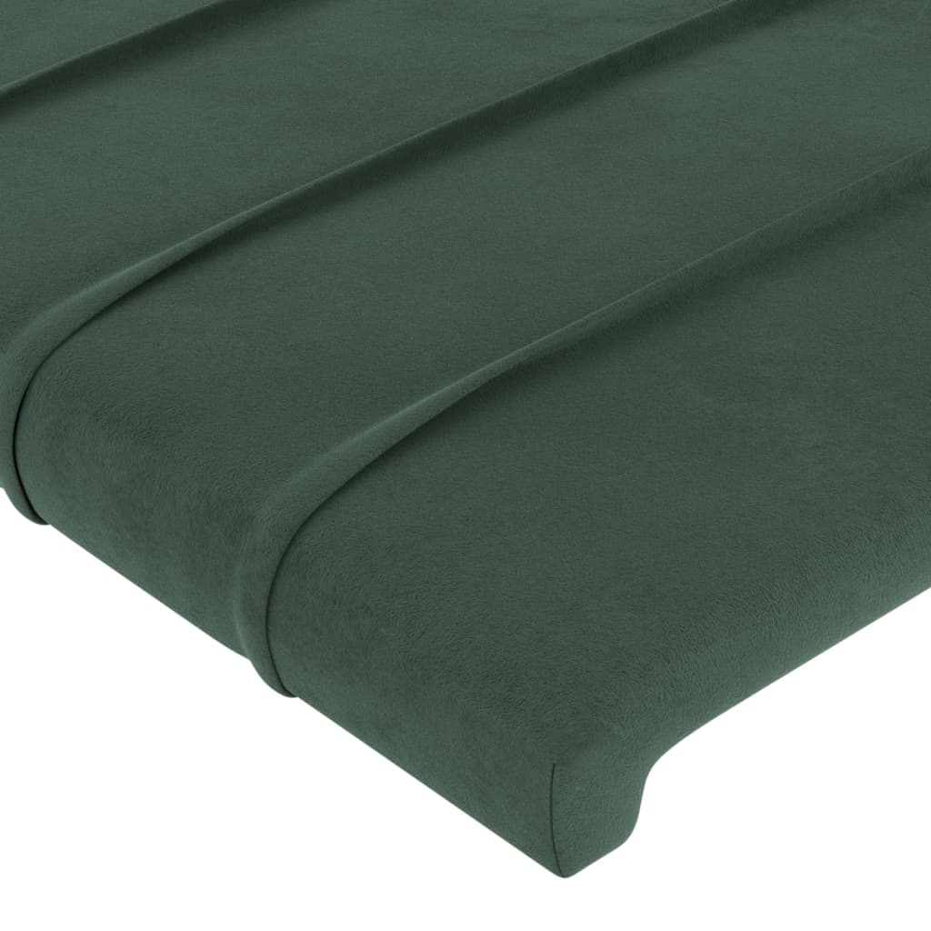 Tête de lit Vert foncé 80x5x78/88 cm Velours Têtes et pieds de lit vidaXL   