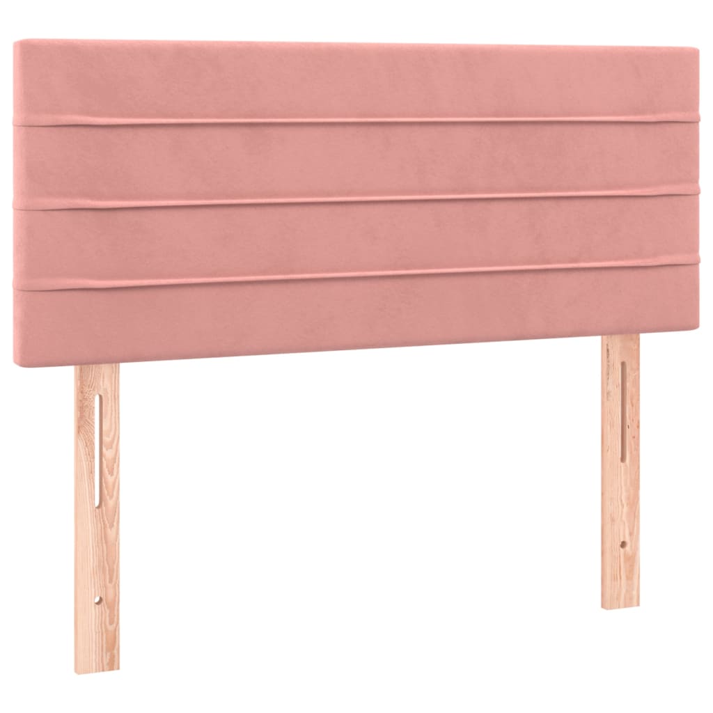 Tête de lit Rose 80x5x78/88 cm Velours Têtes et pieds de lit vidaXL   