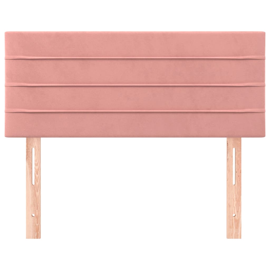 Tête de lit Rose 80x5x78/88 cm Velours Têtes et pieds de lit vidaXL   