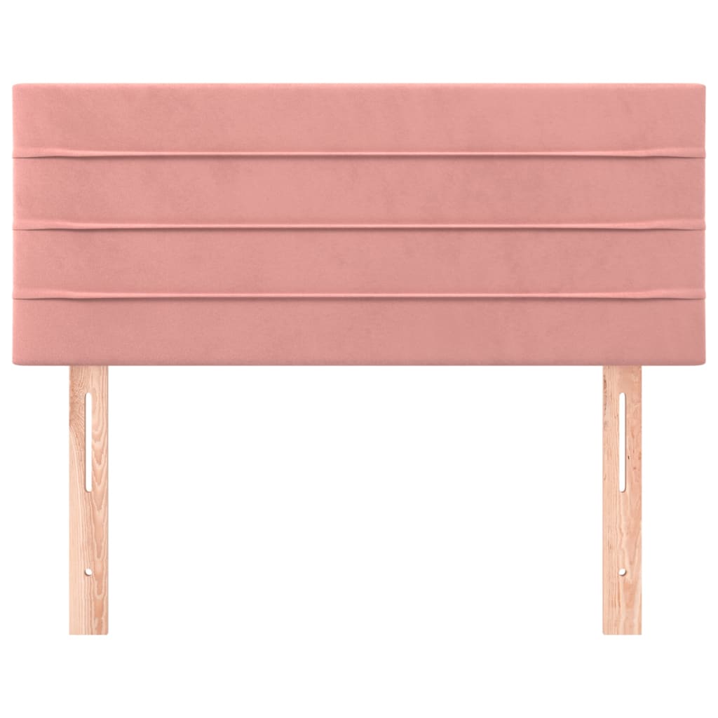 Tête de lit Rose 90x5x78/88 cm Velours Têtes et pieds de lit vidaXL   