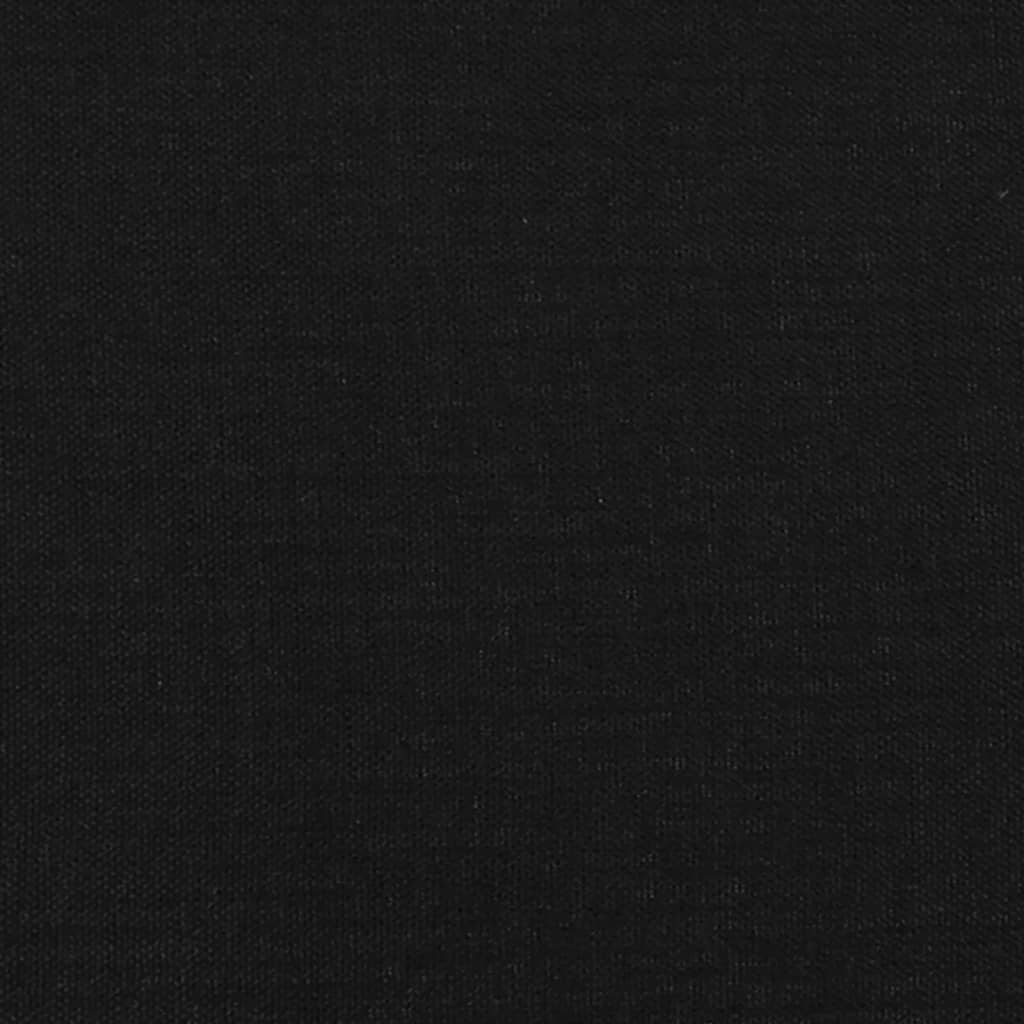 Têtes de lit 2 pcs Noir 72x5x78/88 cm Tissu Têtes et pieds de lit vidaXL   