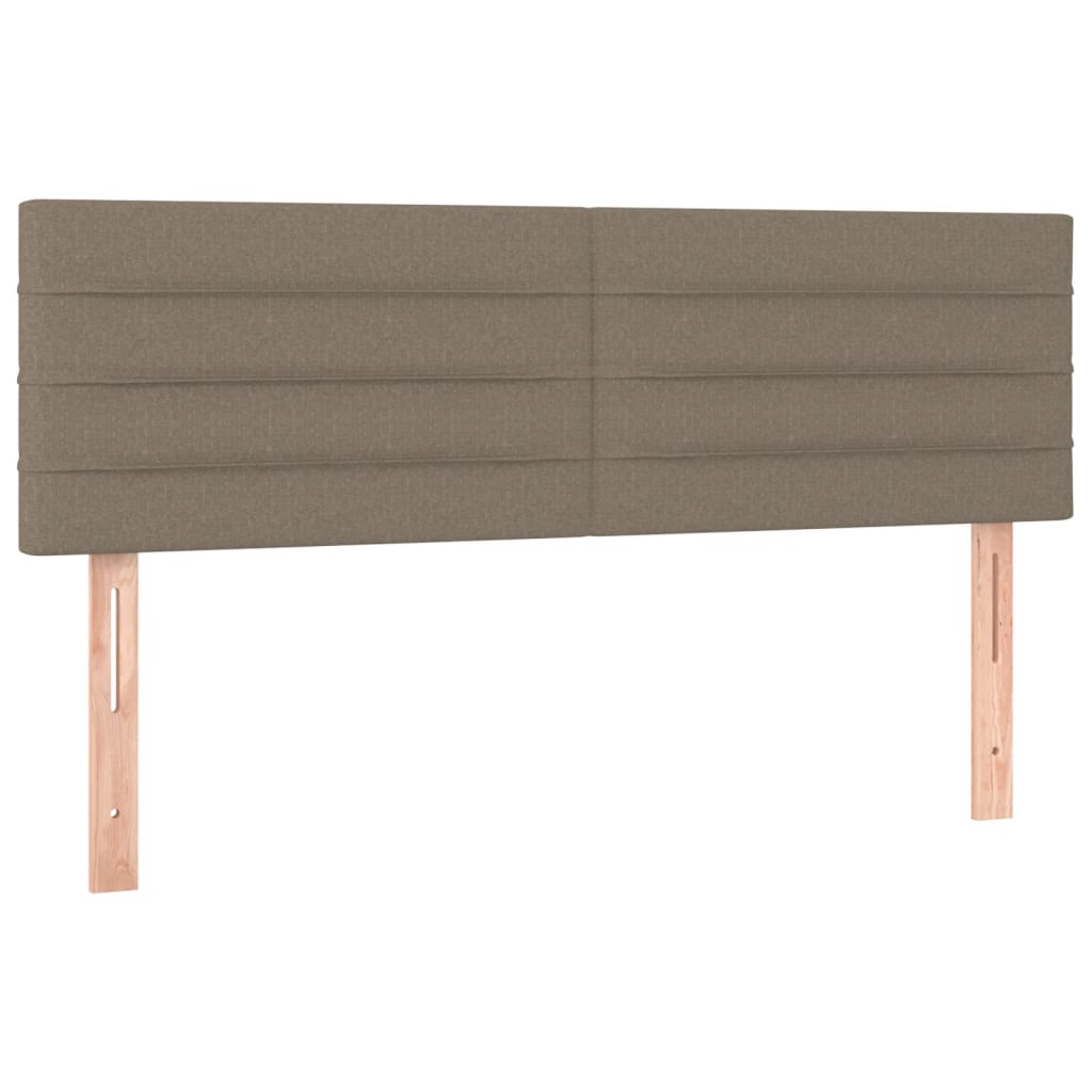 Têtes de lit 2 pcs Taupe 72x5x78/88 cm Tissu Têtes et pieds de lit vidaXL   