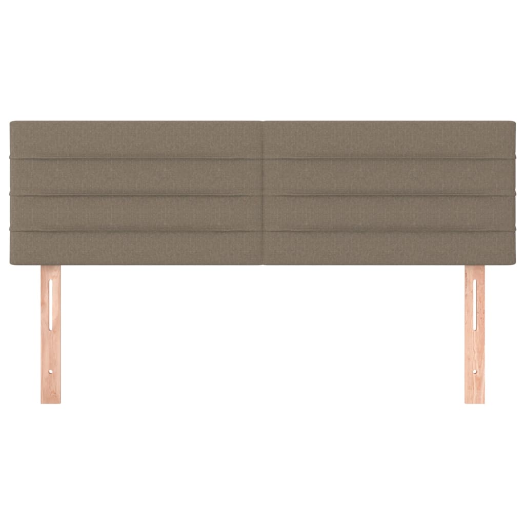 Têtes de lit 2 pcs Taupe 72x5x78/88 cm Tissu Têtes et pieds de lit vidaXL   