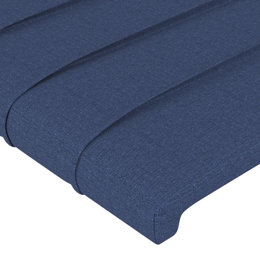 Têtes de lit 2 pcs Bleu 72x5x78/88 cm Tissu Têtes et pieds de lit vidaXL   