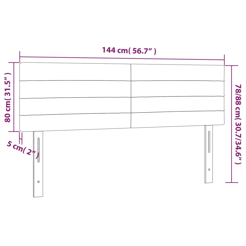 Têtes de lit 2 pcs Bleu foncé 72x5x78/88 cm Velours Têtes et pieds de lit vidaXL   