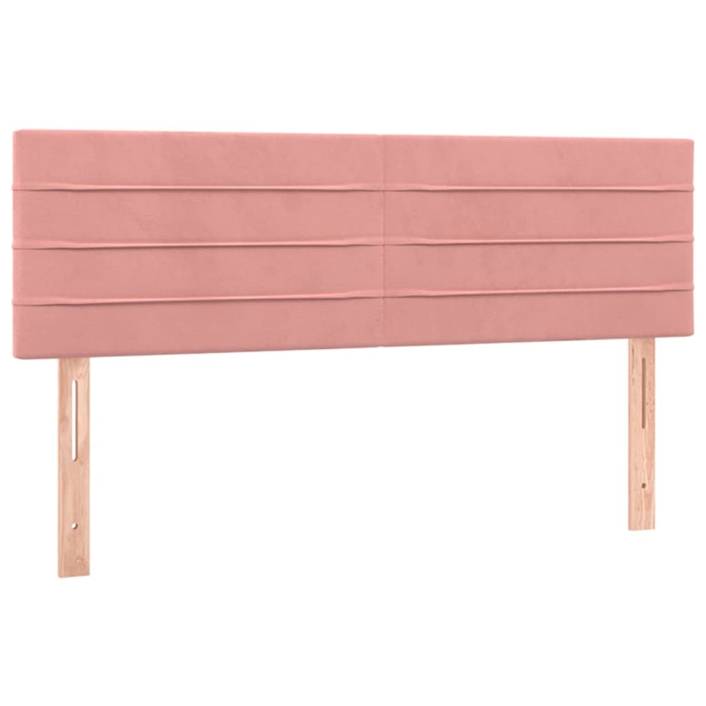 Têtes de lit 2 pcs Rose 72x5x78/88 cm Velours Têtes et pieds de lit vidaXL   