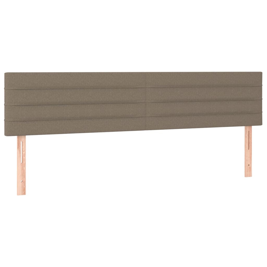 Têtes de lit 2 pcs Taupe 80x5x78/88 cm Tissu Têtes et pieds de lit vidaXL   