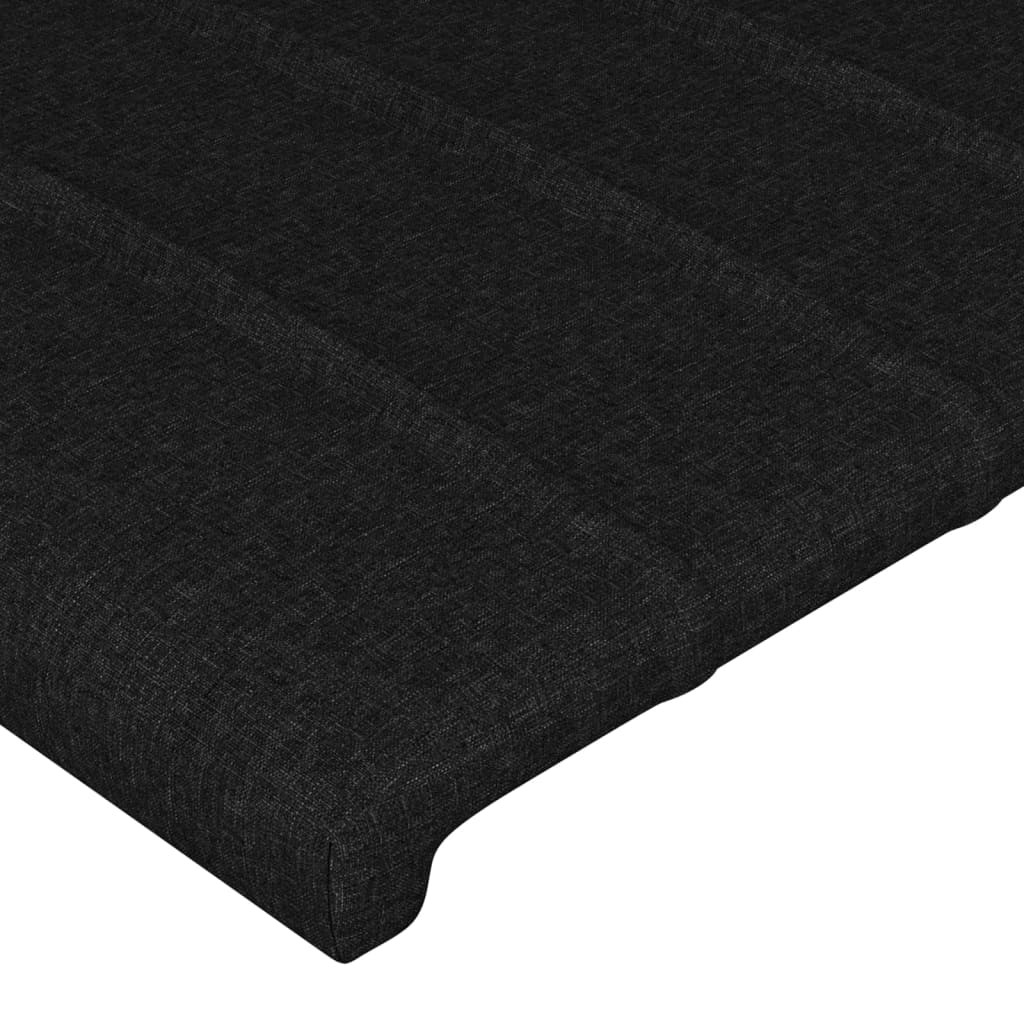 Tête de lit Noir 80x5x78/88 cm Tissu Têtes et pieds de lit vidaXL   